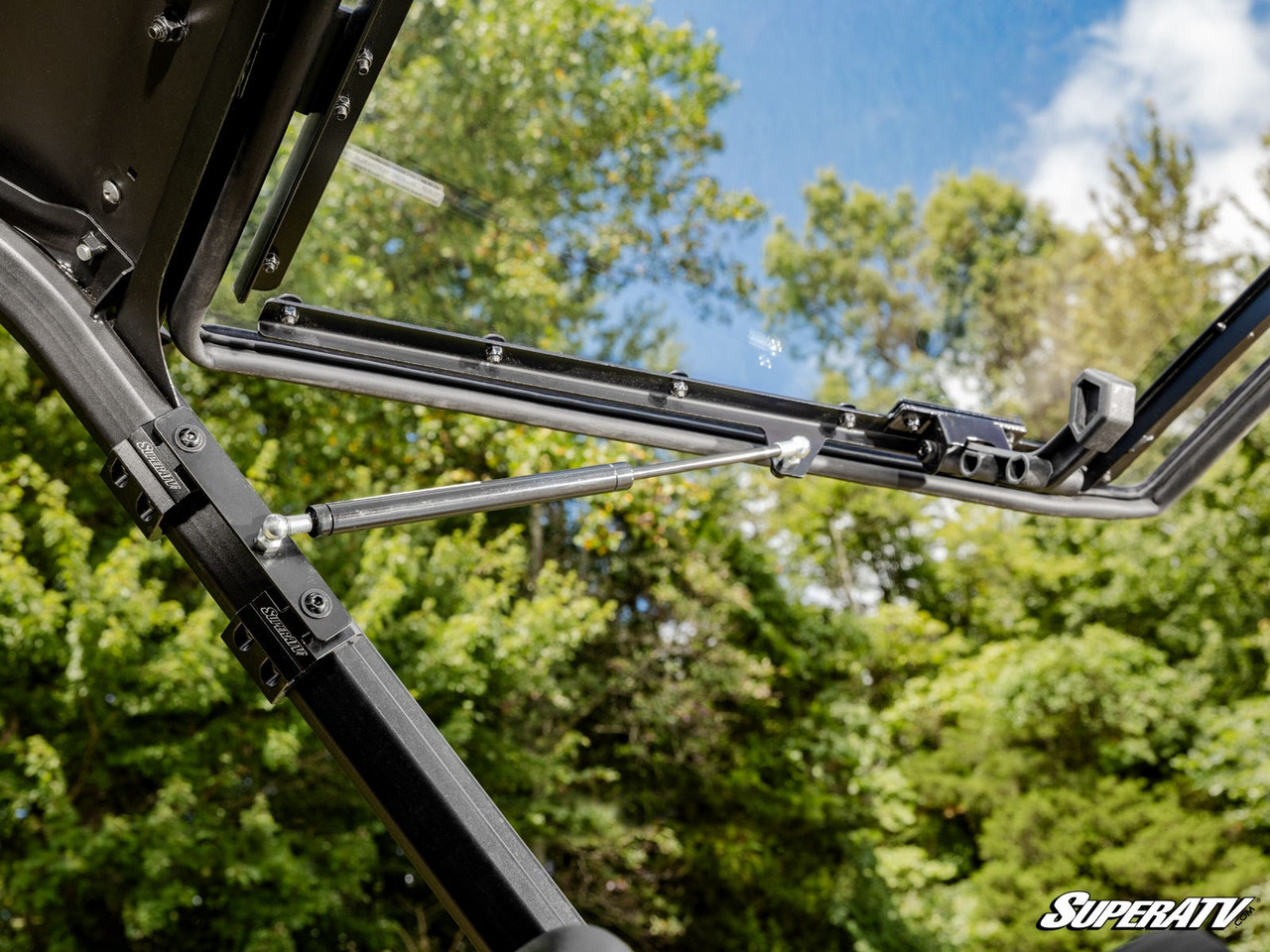 Kawasaki Ridge Scratch-Resistant Flip Windshield by SuperATV FWS-K