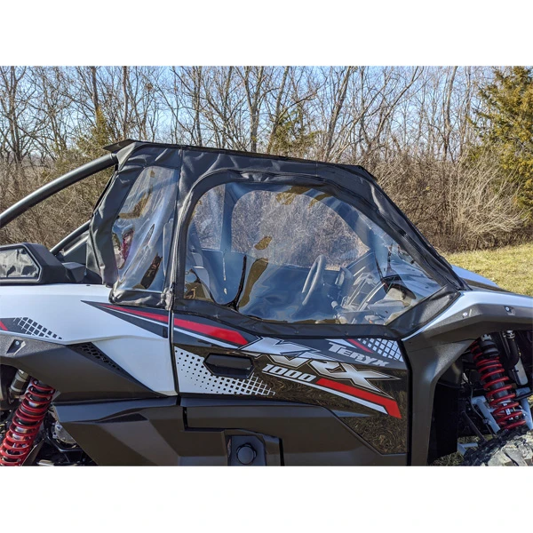 Kawasaki Teryx KRX 1000 Soft Upper Doors with Zipper by Seizmik 51