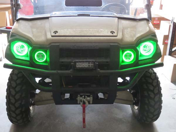 Kawasaki Mule Pro FX/FXT/DXT Angel Eyes LED Kit by SYA 55-30015-X