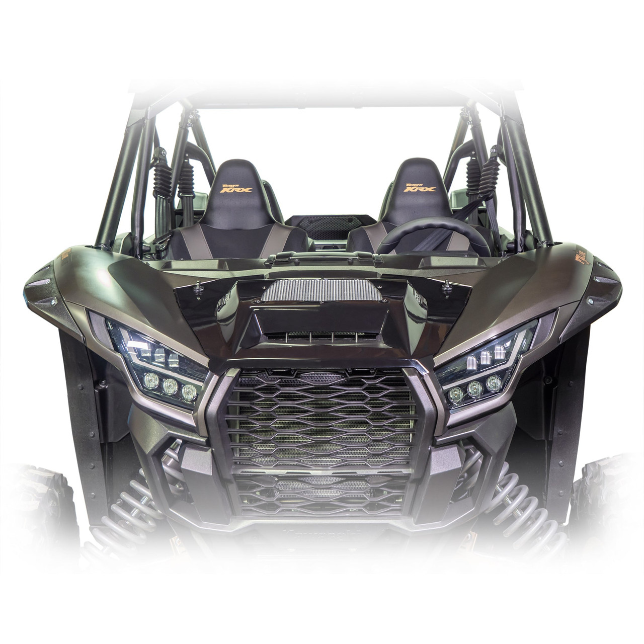 drt・Krush9 Kawasaki KRX 1000/4 High Impact ABS Vented Hood by DRT