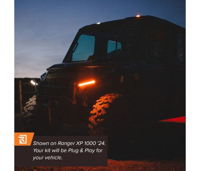 Kawasaki Mule Pro FX/DX Apex Turn Signal Kit by Ravek - 67-100-EKO