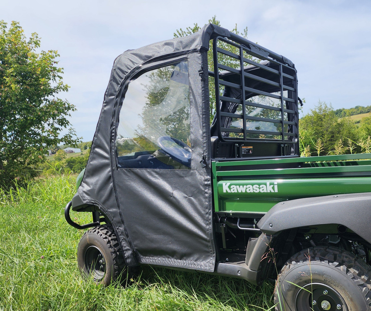 Kawasaki Mule 4000/4010 Soft Doors by 3 Star Industries - KAW401