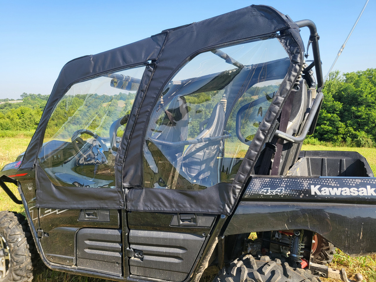Kawasaki Teryx 4 Soft Doors by 3 Star Industries - KAWTR4-DOH-XXX-EKO