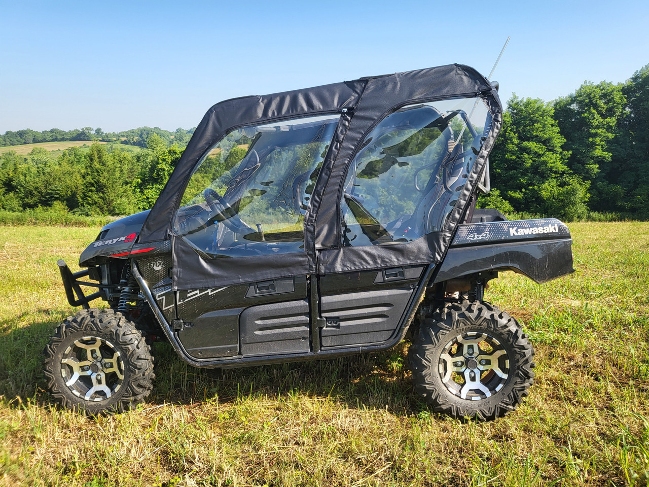Kawasaki Teryx 4 Soft Doors by 3 Star Industries - KAWTR4-DOH-XXX-EKO