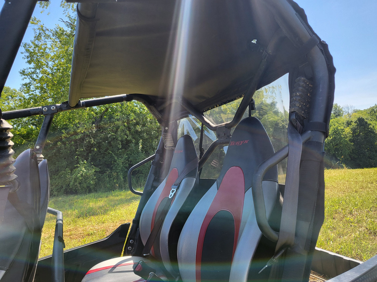 Kawasaki Teryx 4 Soft Rear Windshield by 3 Star Industries
