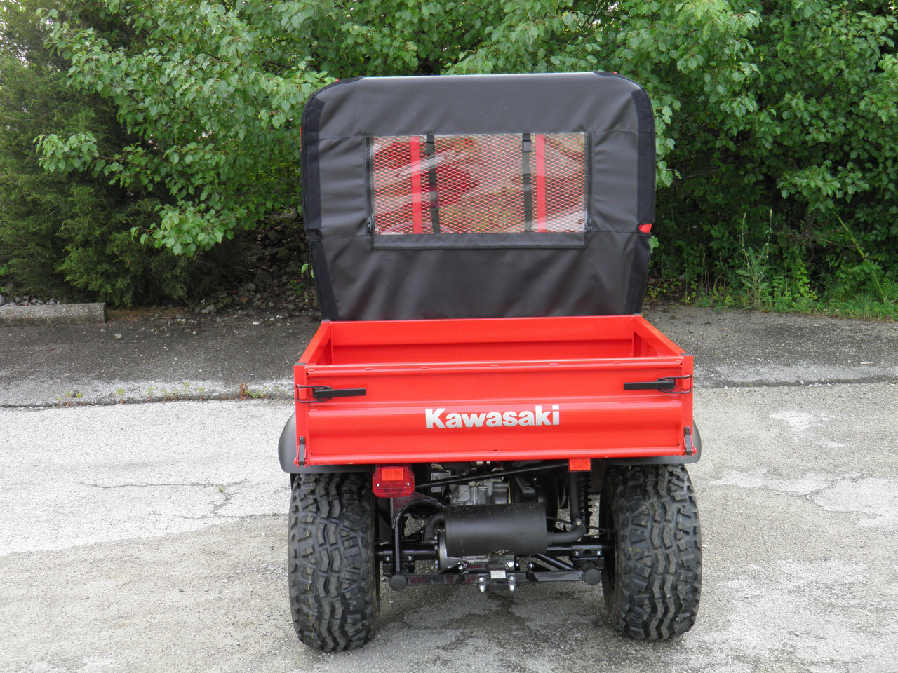 aki　1104535 Kawasaki Mule SX Soft Rear Windshield by 3 Star Industries