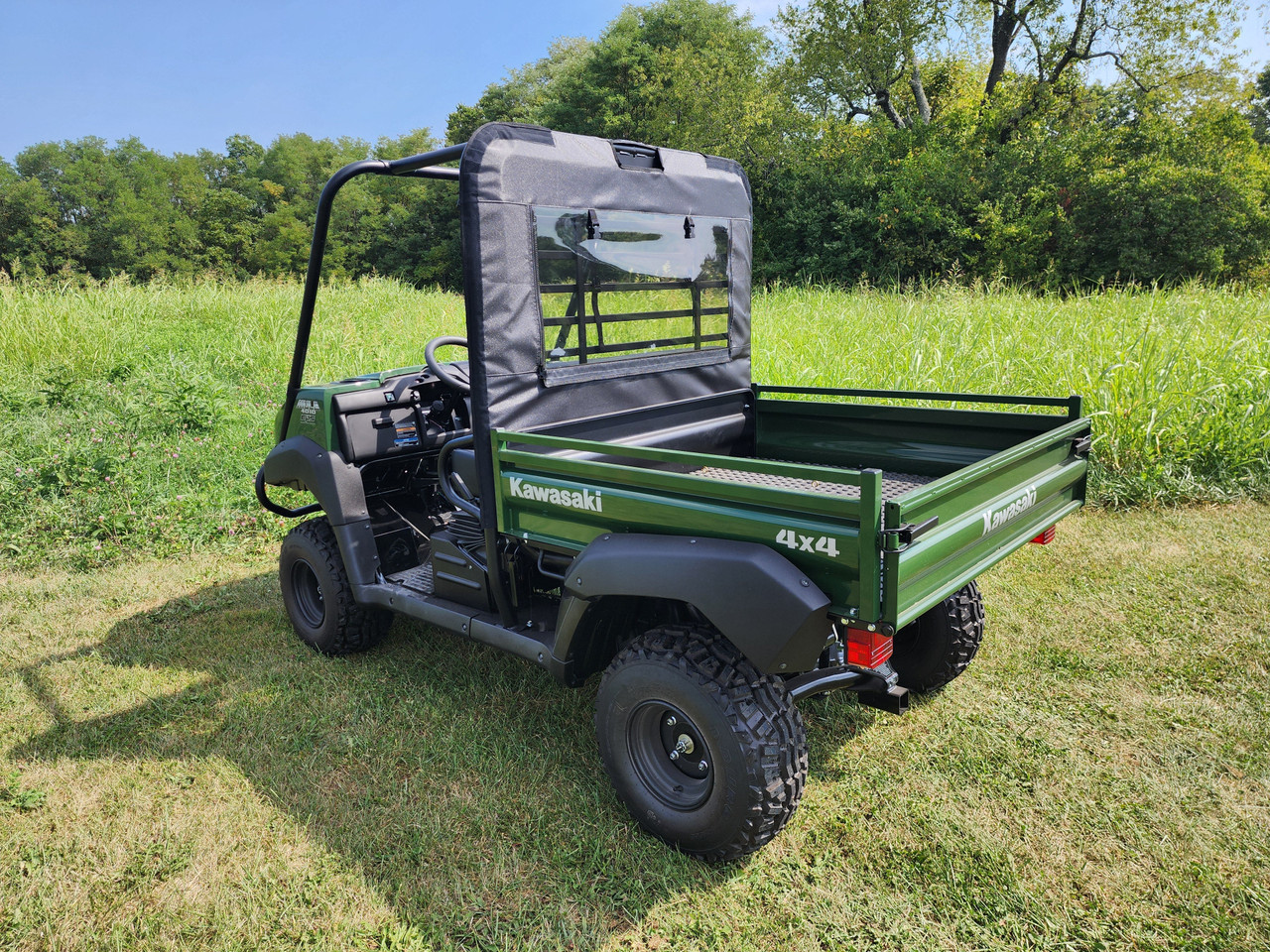 Kawasaki Mule 4000/4010 Soft Rear Windshield with Mesh/Vinyl