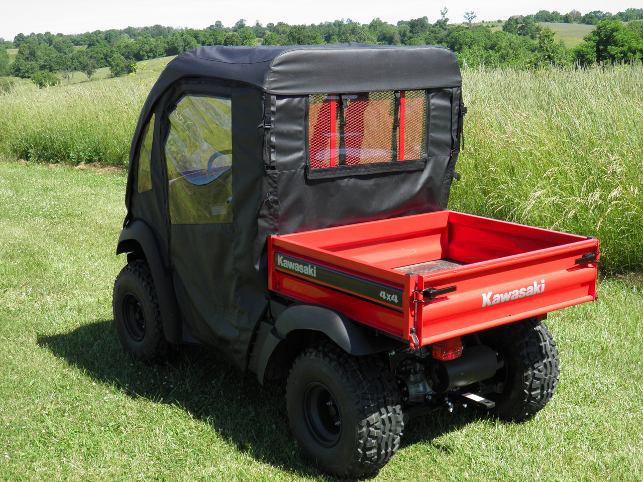 Kawasaki Mule SX Full Cab Enclosure with Vinyl Windshield by 3