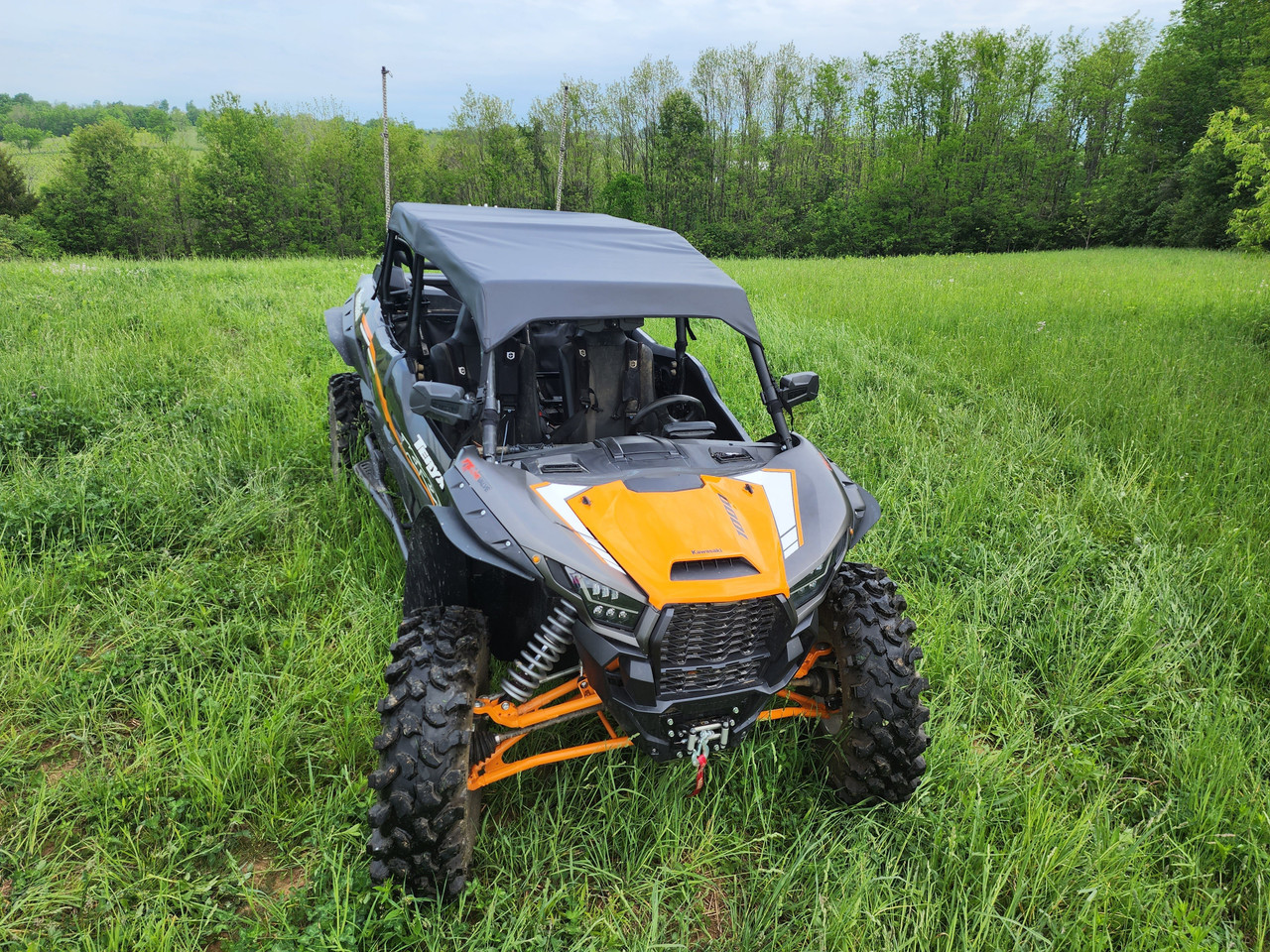 Kawasaki Teryx KRX Crew Canvas Roof for Hard Windshield by 3 Star