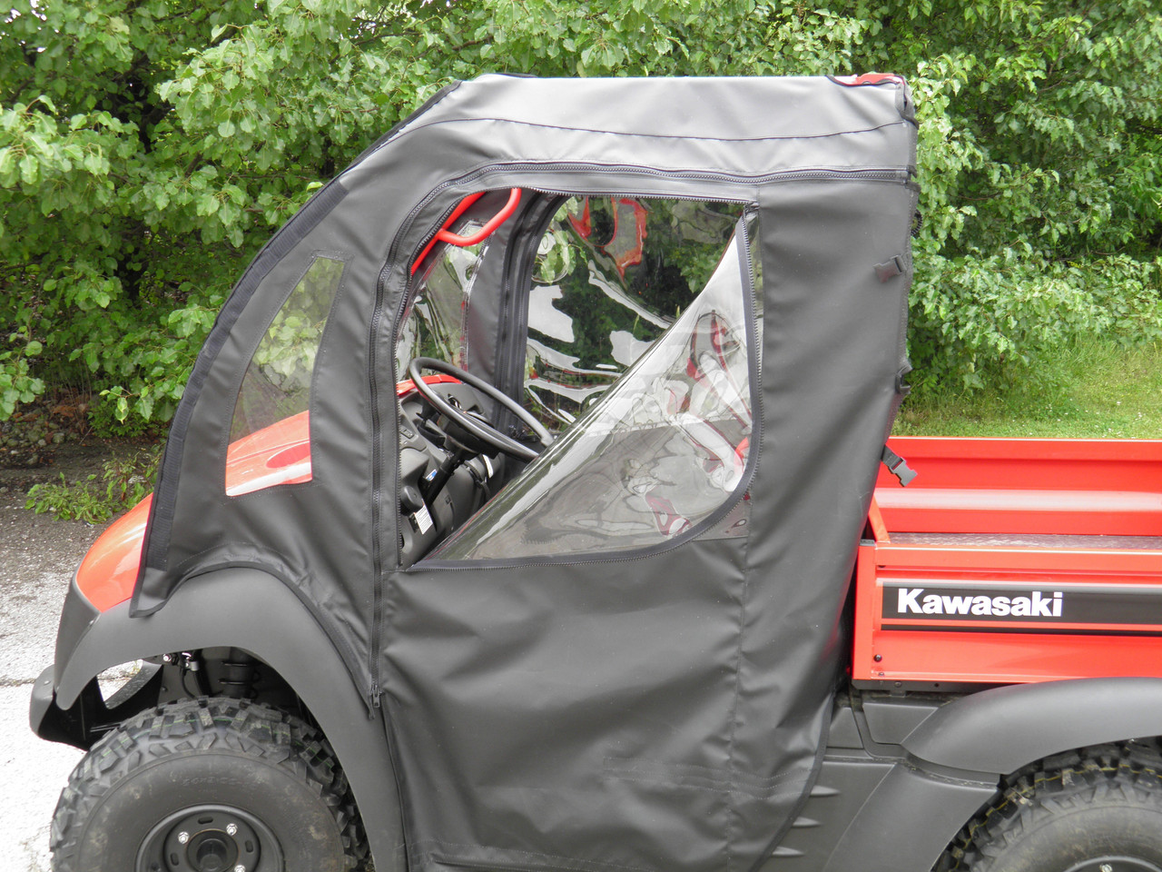 Kawasaki Mule 600/610 Soft Doors by 3 Star Industries - KAW610-DOF