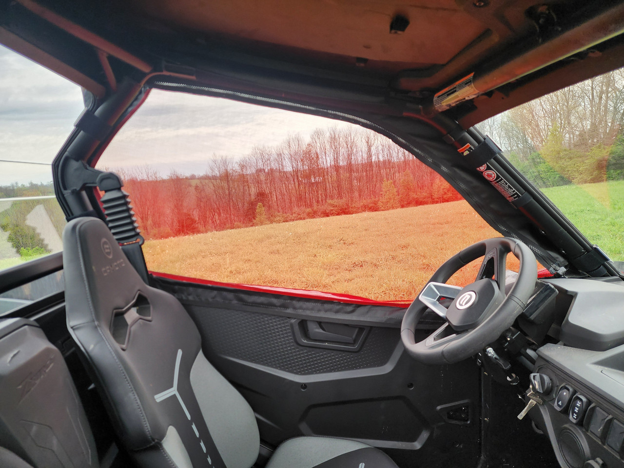 Kawasaki Teryx KRX Upper Doors with Mesh Windows by 3 Star
