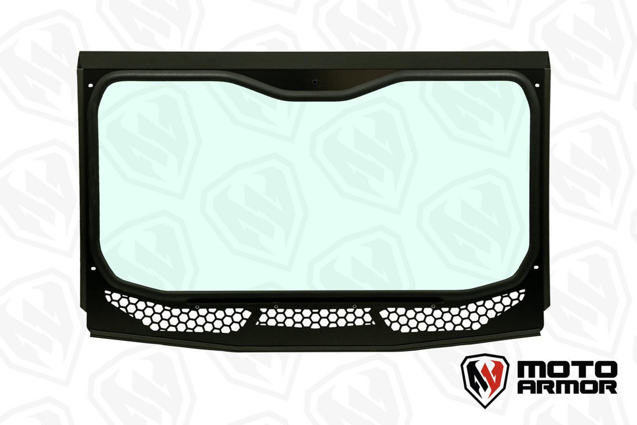 Kawasaki KRX Full Glass Windshield for Voodoo Rider Cage by Moto
