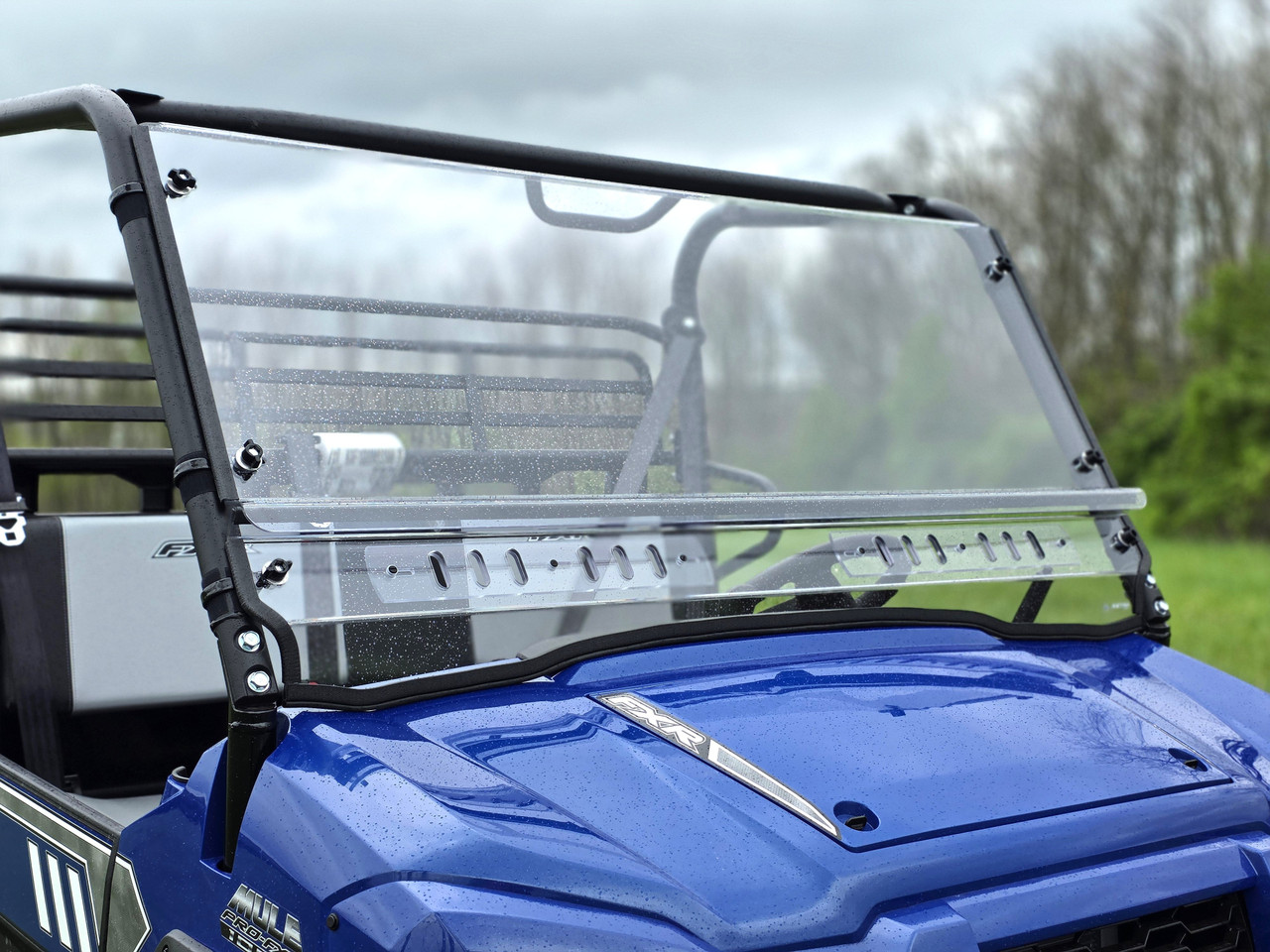 Kawasaki Pro FXR - 2 Pc General-Purpose Windshield with Vent/Clamp