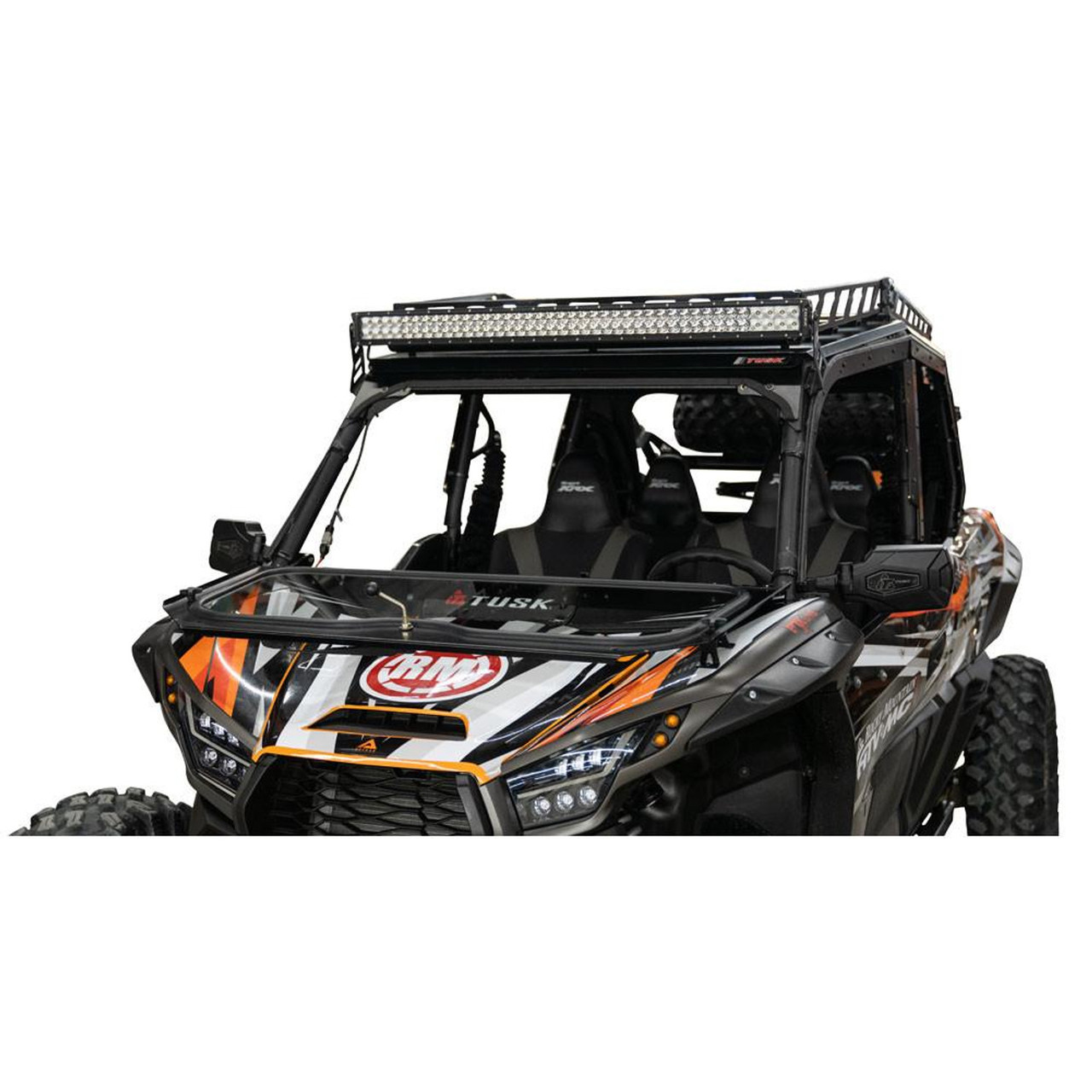 Kawasaki Teryx KRX 1000 Folding Glass Windshield with Windshield