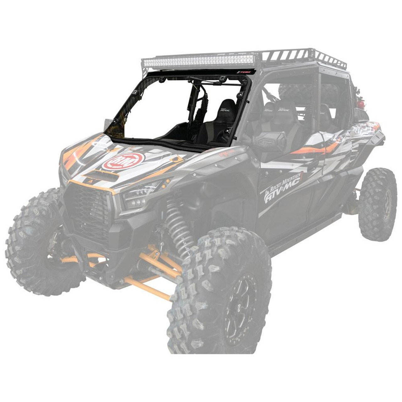 Kawasaki Teryx KRX 1000 Full View Glass Windshield with Windshield