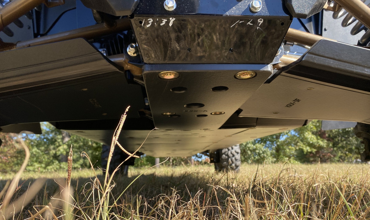 Kawasaki 4 KRX 1000 Full Skid Plate with Integrated Side Skid
