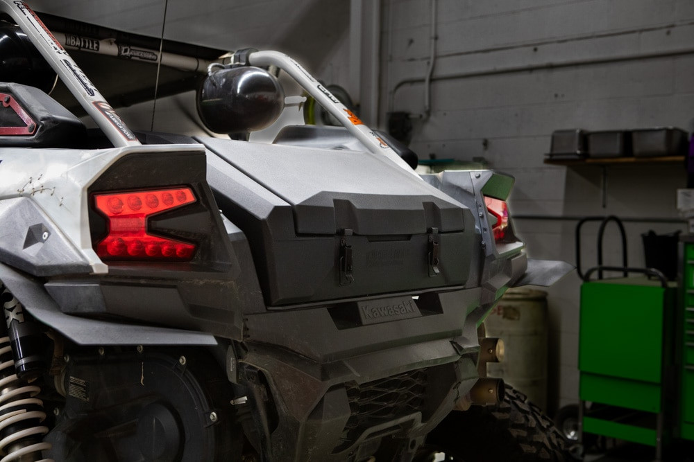Kawasaki KRX UTV Rear Cargo Box by Highlands - JC11130_KRX-EKO Kawasaki KRX UTV Rear Cargo Box by Highlands - JC11130_KRX-EKO