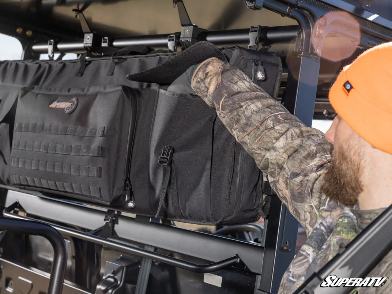 Kawasaki Teryx/Mule/KRX/Ridge UTV Double Gun Case with Storage for