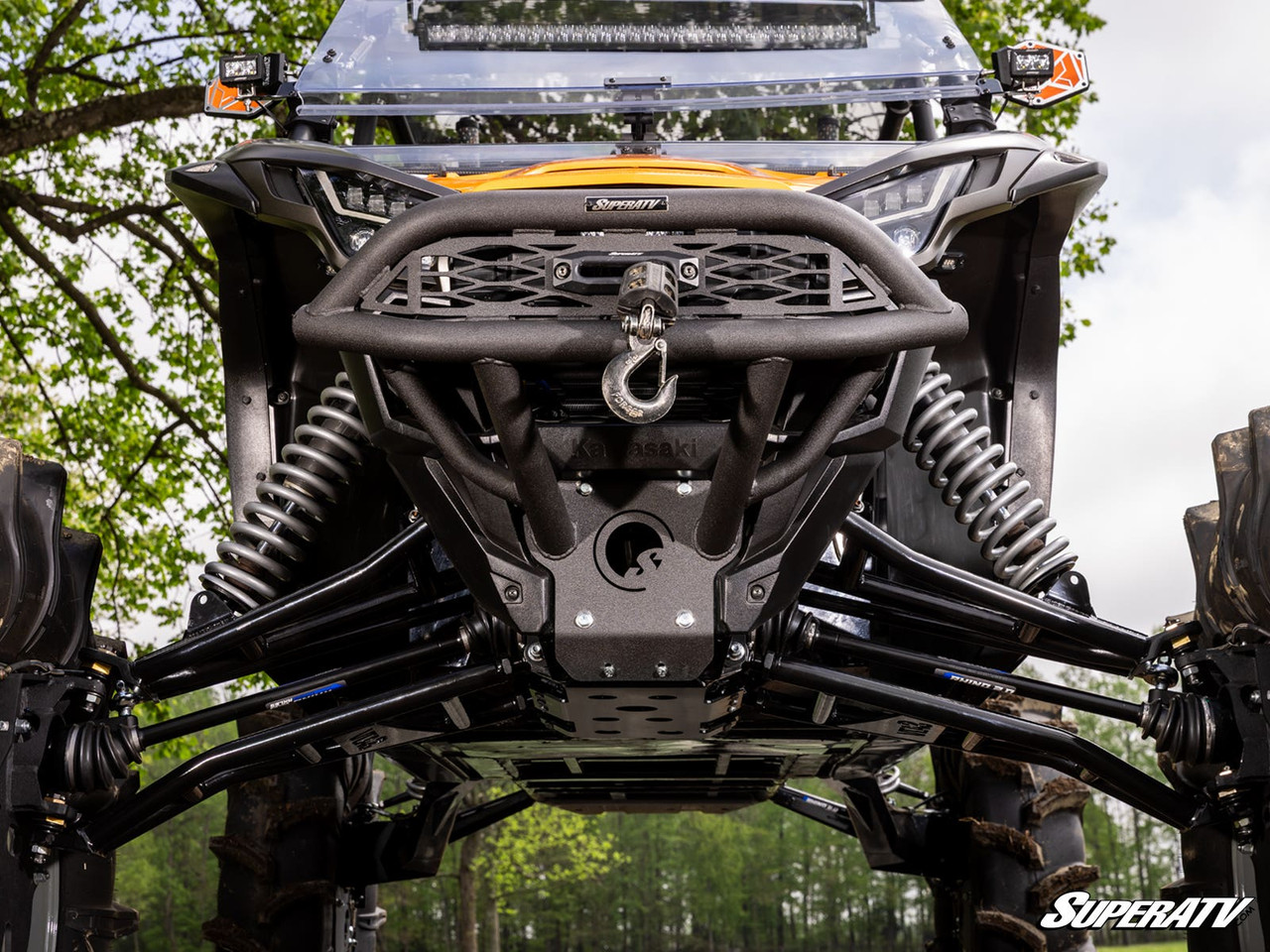 Kawasaki Teryx KRX 1000 Winch-Ready Front Bumper by SuperATV - FBG Kawasaki Teryx KRX 1000 Winch-Ready Front Bumper by SuperATV - FBG