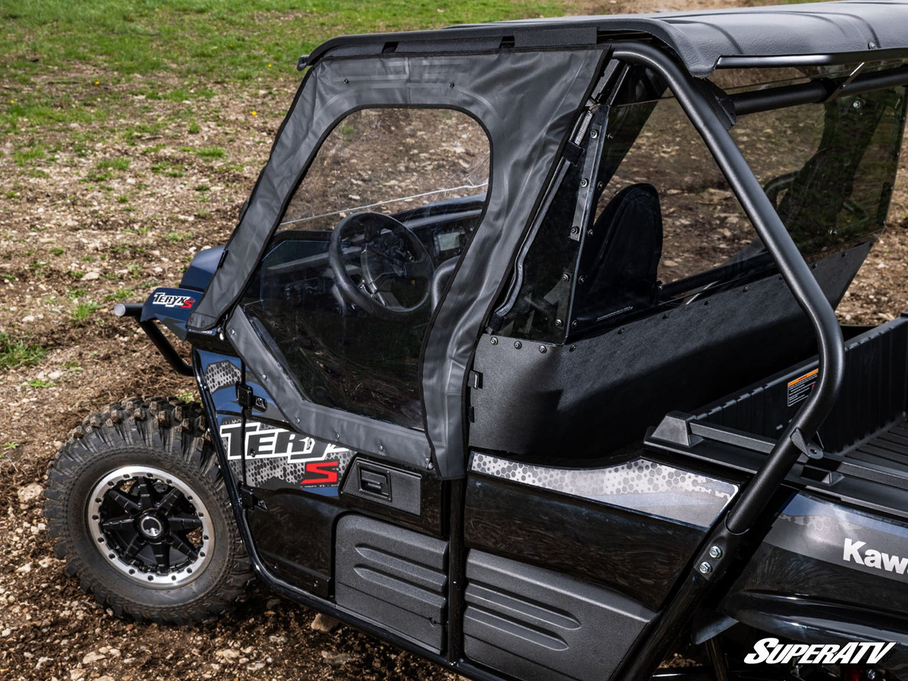 Kawasaki Teryx S Primal Soft Cab Enclosure Upper Doors by SuperATV 