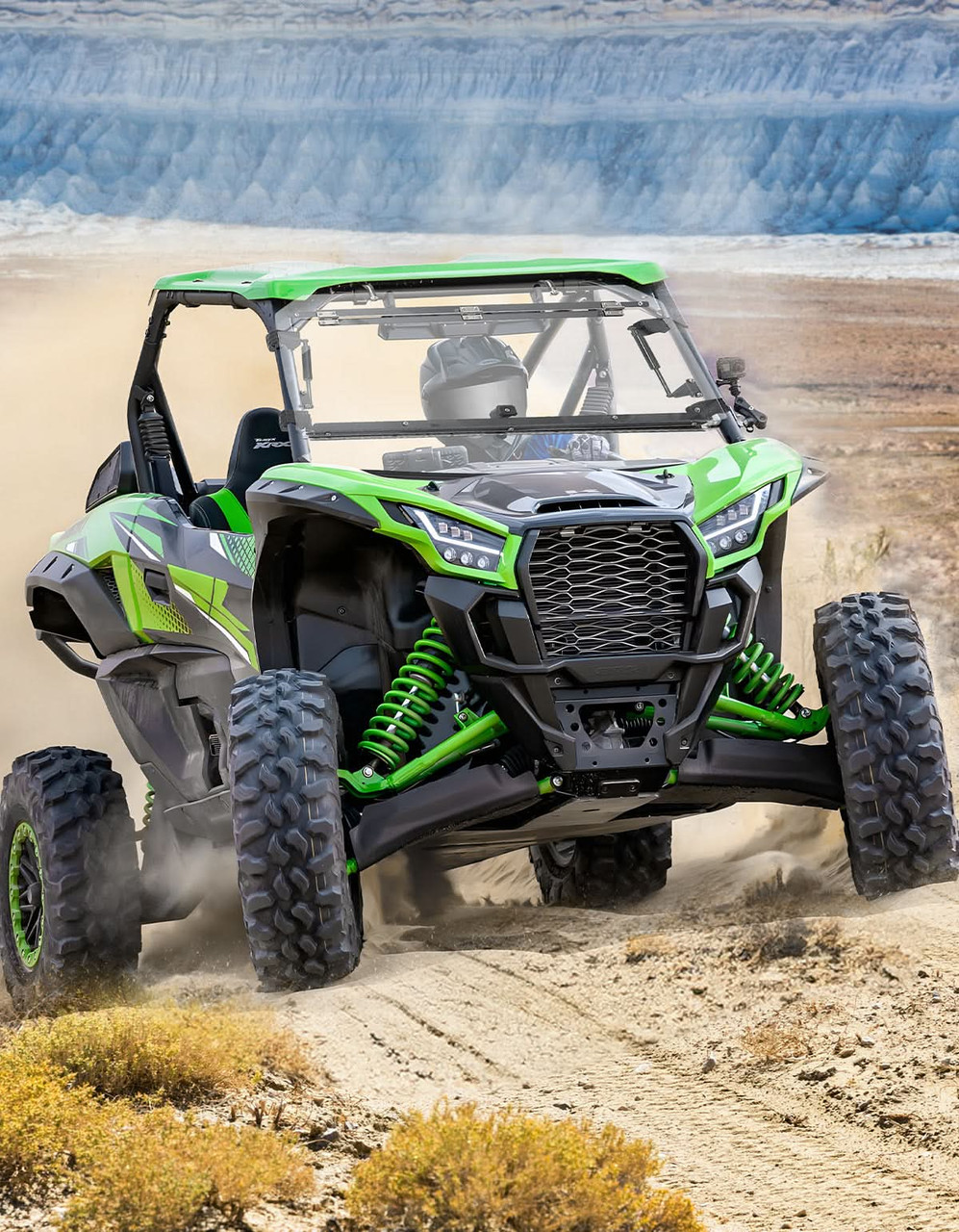 Kawasaki Teryx KRX 1000 Scratch Resistant Flip Windshield by
