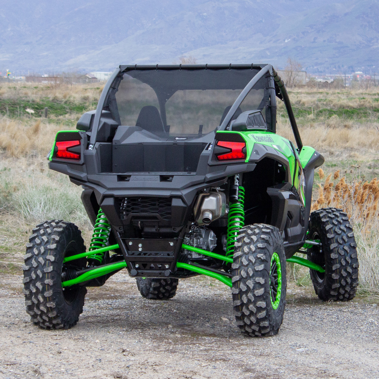 Kawasaki Teryx KRX Black Rear Window by MotoRoof - MT-0127-EKO