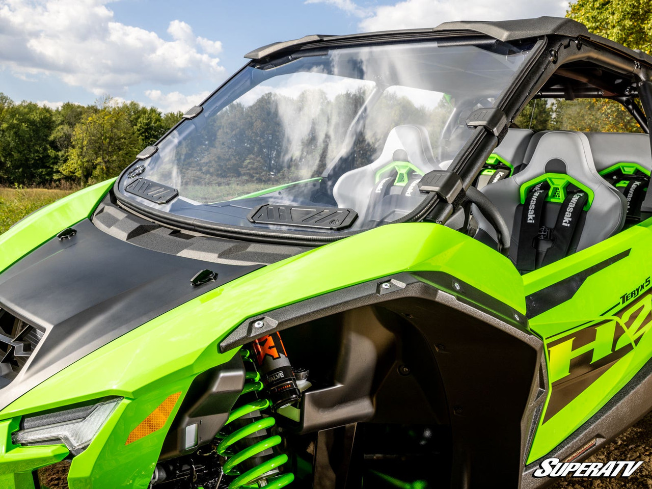Kawasaki Teryx H2 (2026+) Vented scratch Resistant Front