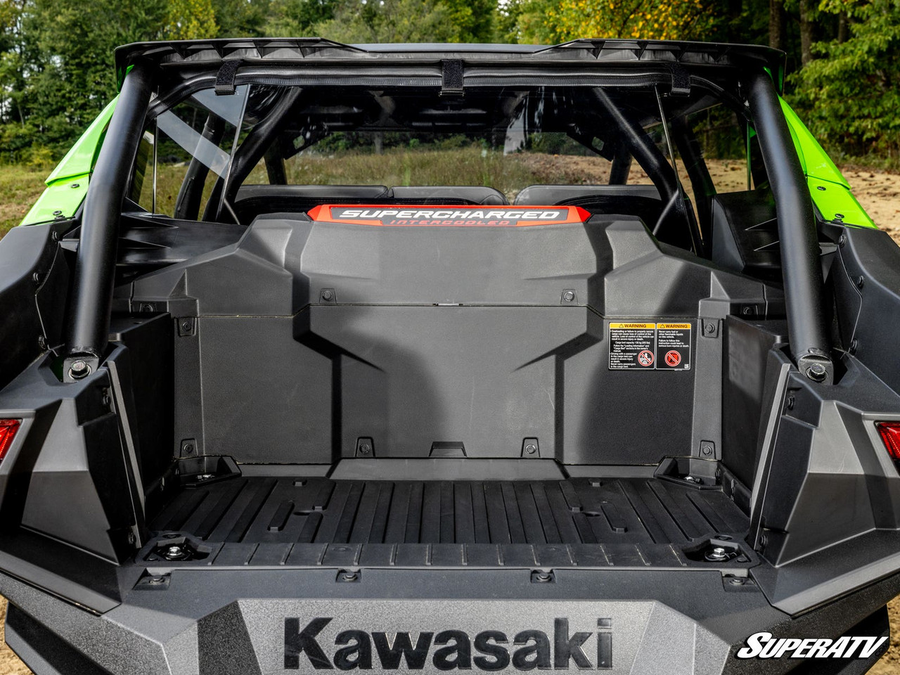 Kawasaki Teryx H2 (2026+) Rear Tinted Poly Windshield by SuperATV