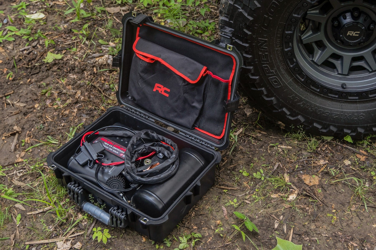 Kawasaki Offroad Portable Twin Motor Air Compressor w/Carry Case