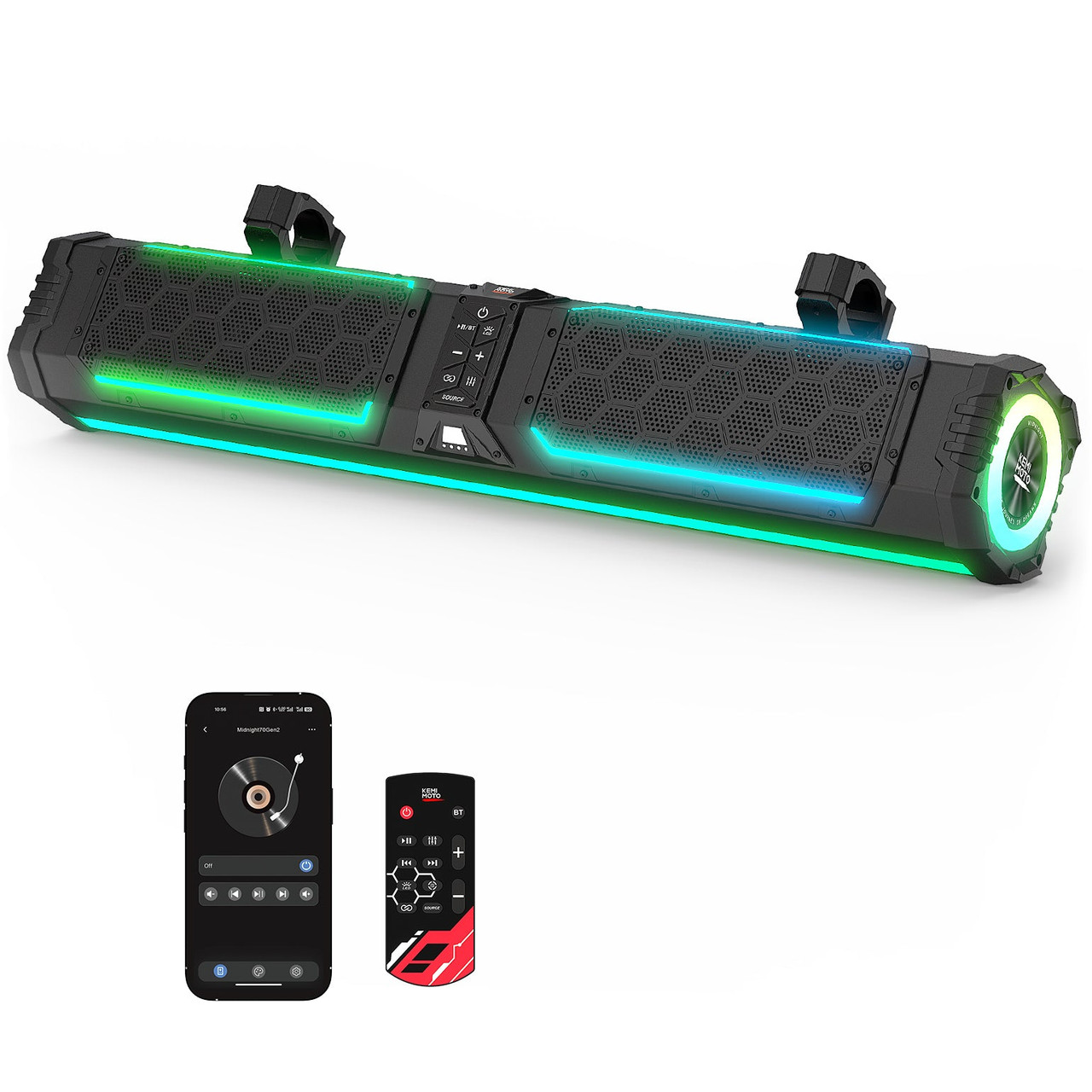Kawasaki Offroad Midnight 80 Gen2 Soundbar 680W Max Power, IP66