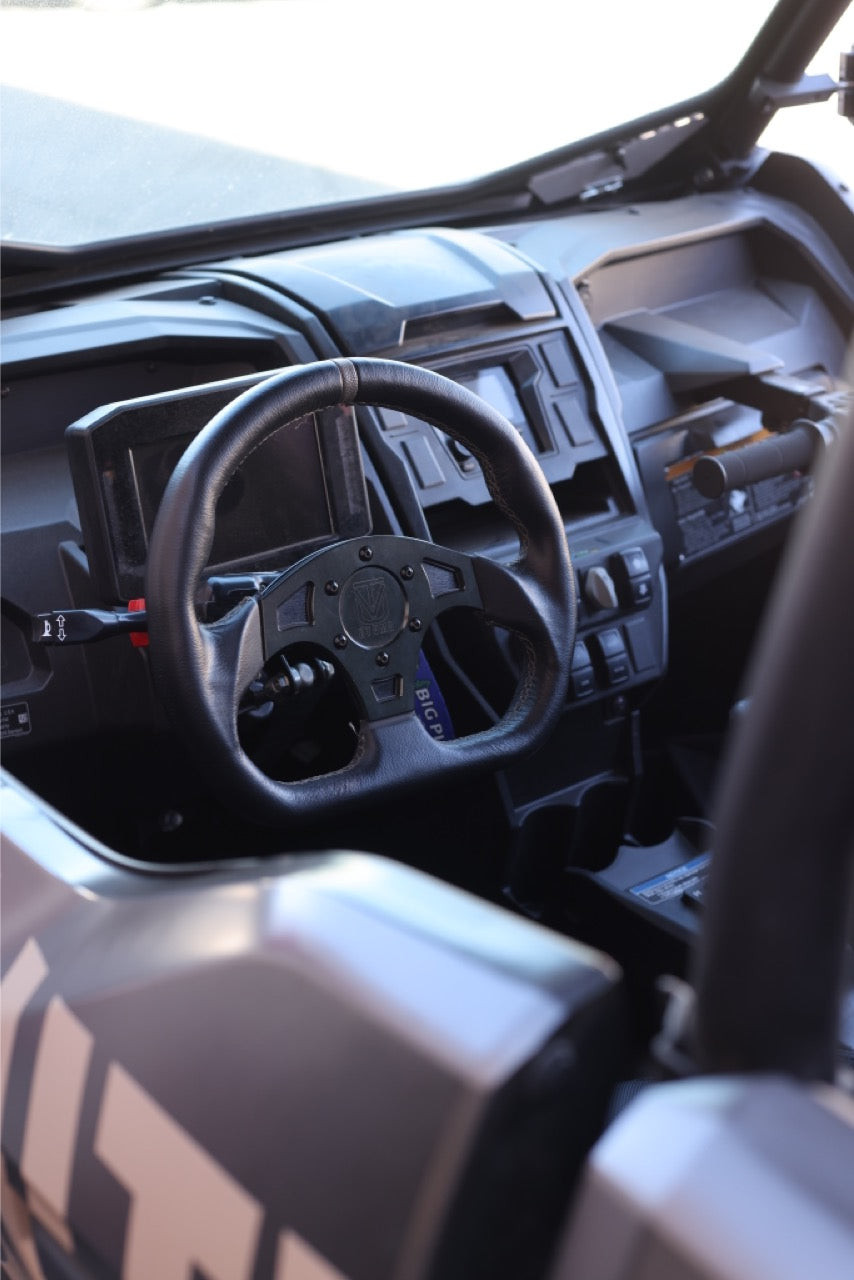 Kawasaki Teryx KRX 1000 DriftX Leather Steering Wheel w/ Hub by