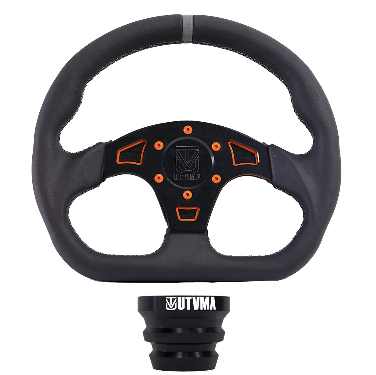 Kawasaki Teryx KRX 1000 DriftX Leather Steering Wheel w/ Hub by