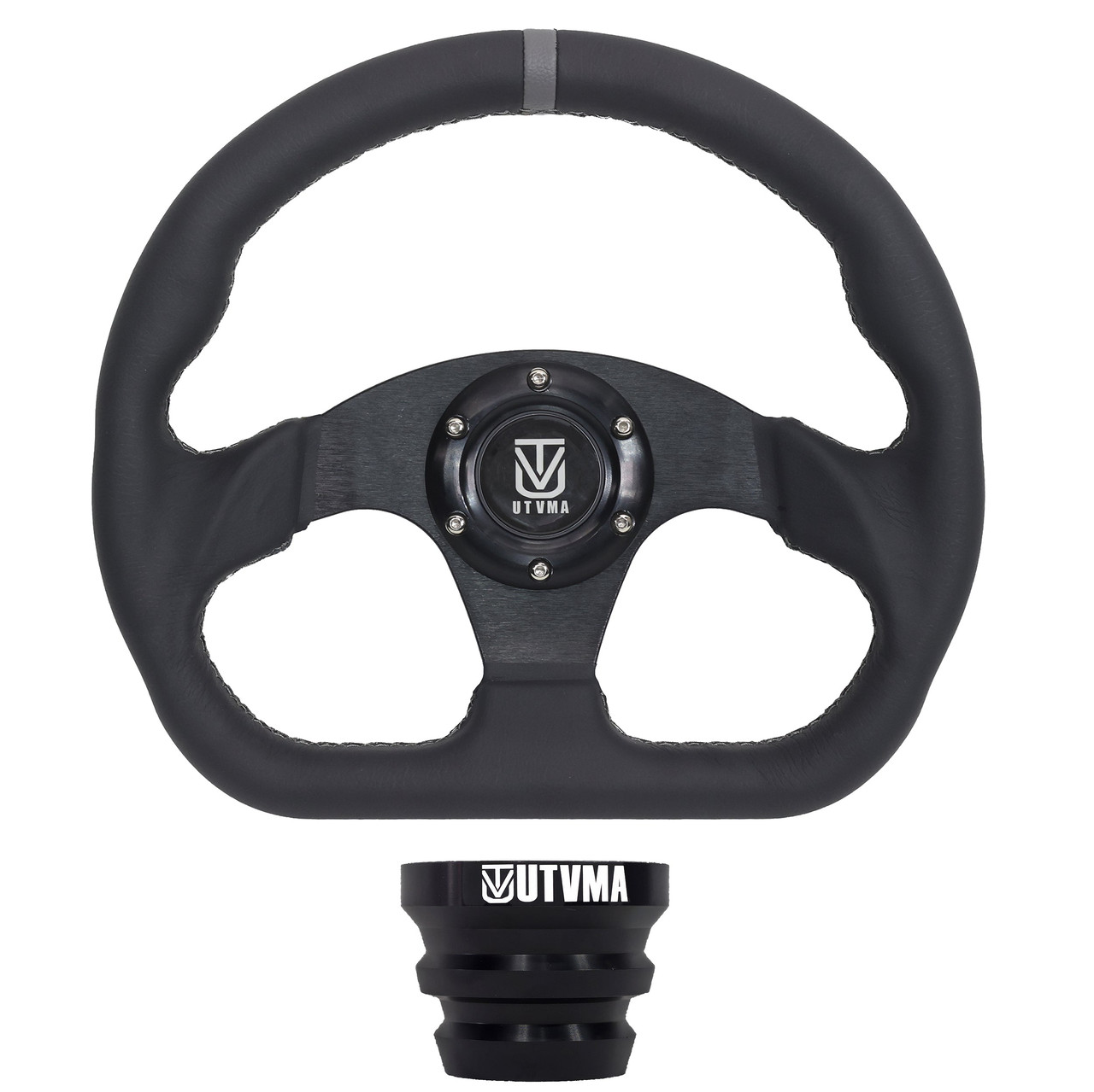 Kawasaki Teryx KRX 1000 DriftX Leather Steering Wheel w/ Hub by