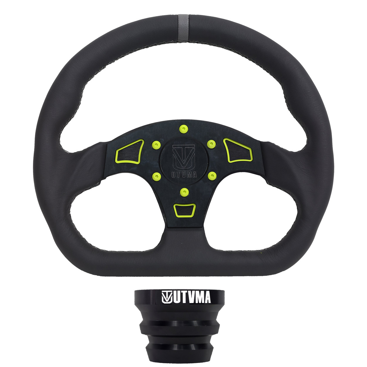 Kawasaki Teryx KRX 1000 DriftX Leather Steering Wheel w/ Hub by