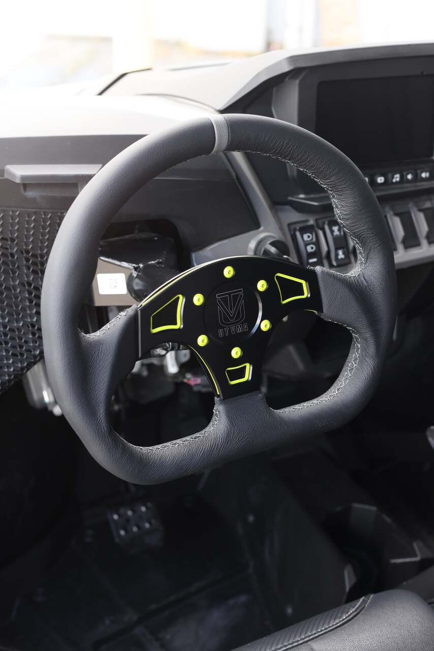 Kawasaki Teryx KRX 1000 DriftX Leather Steering Wheel w/ Hub by