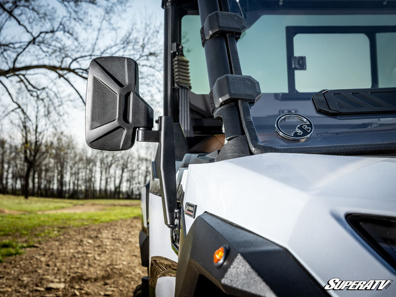Kawasaki Ridge/Ridge-XR Side View Mirrors by SuperATV - SVM-K-RID
