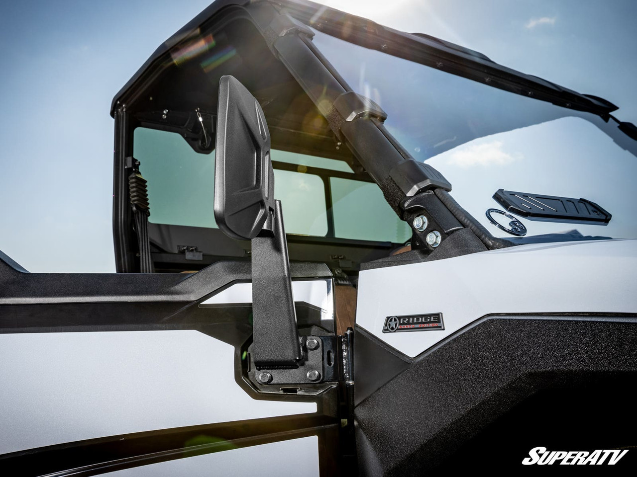 Kawasaki Ridge/Ridge-XR Side View Mirrors by SuperATV - SVM-K-RID