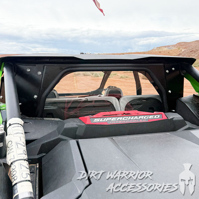 Kawasaki Teryx H2 Rear Windshield by Dirt Warrior Accessories