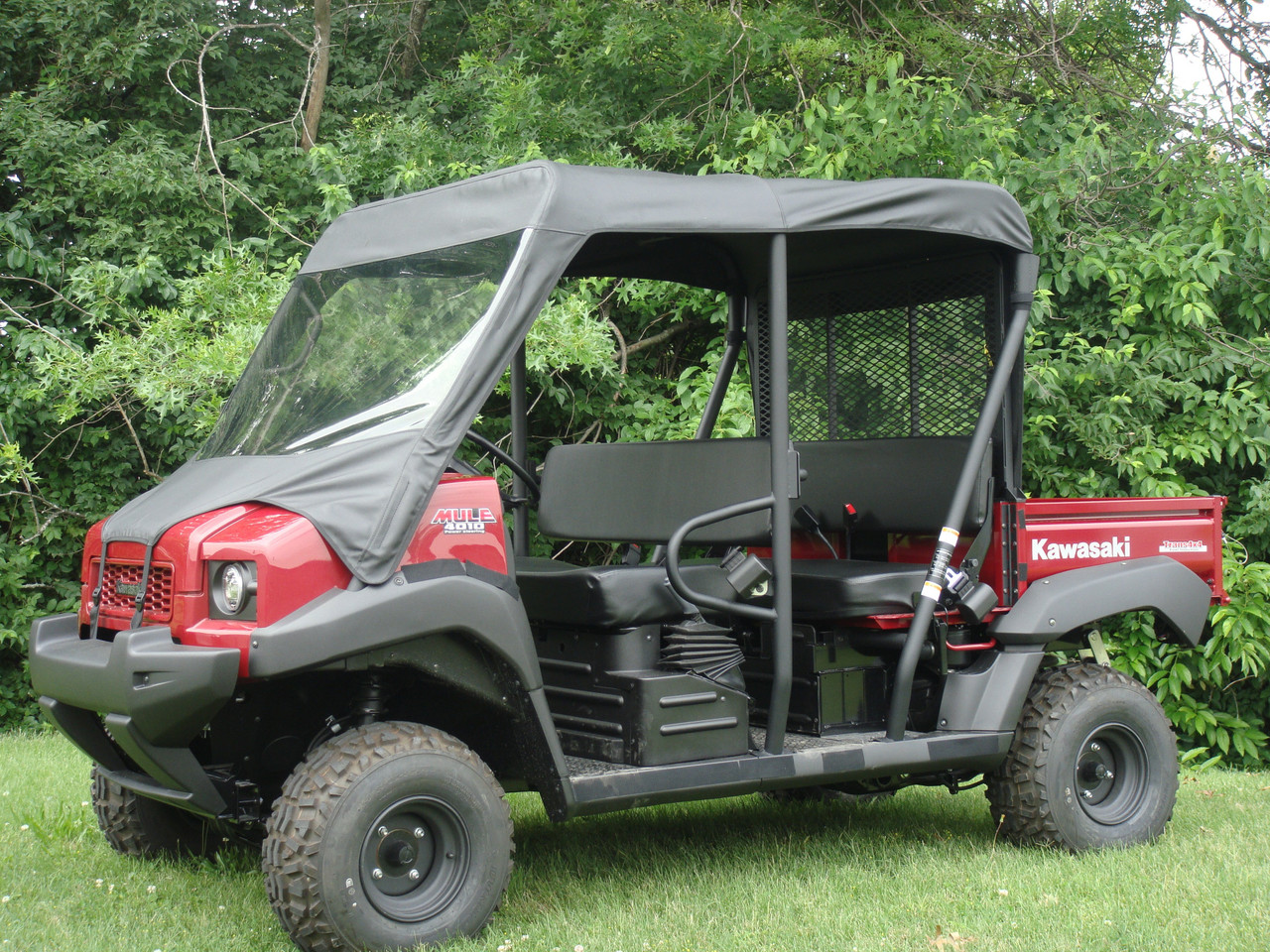 Kawasaki Mule 4010 Trans Vinyl Windshield/Top/Rear Combo by 3 Star