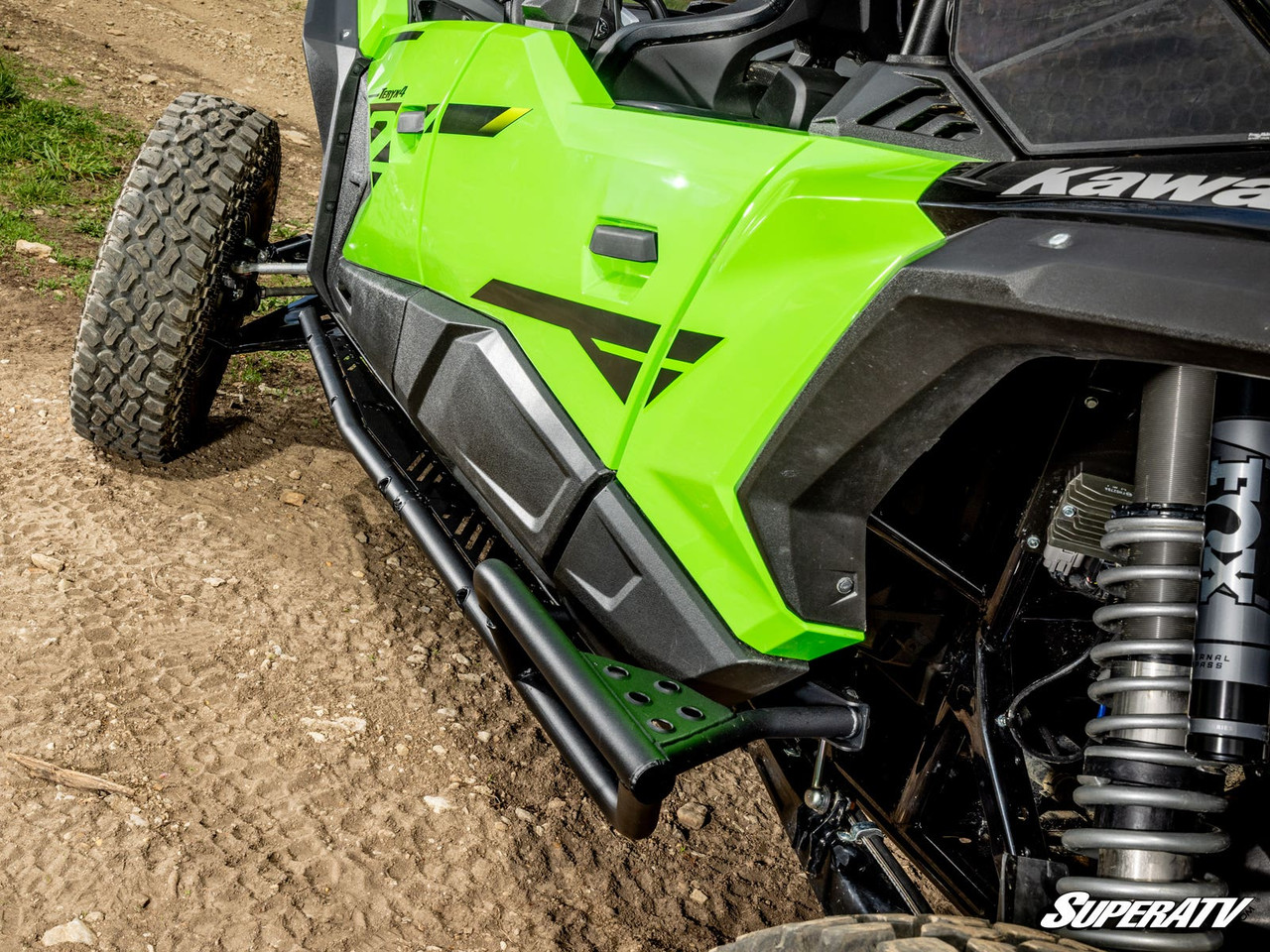 Kawasaki Teryx H2 Heavy-Duty Nerf Bars by SuperATV - NB-K-H2-00-EKO