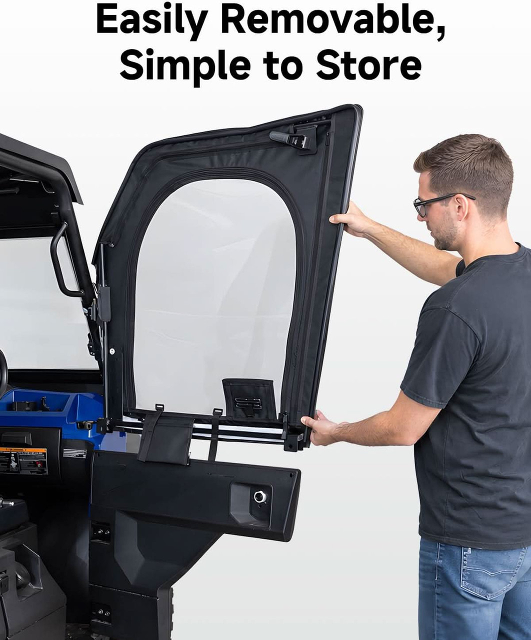 Kawasaki Mule Pro FX/FXT Framed Upper Door Kits by Kemimoto