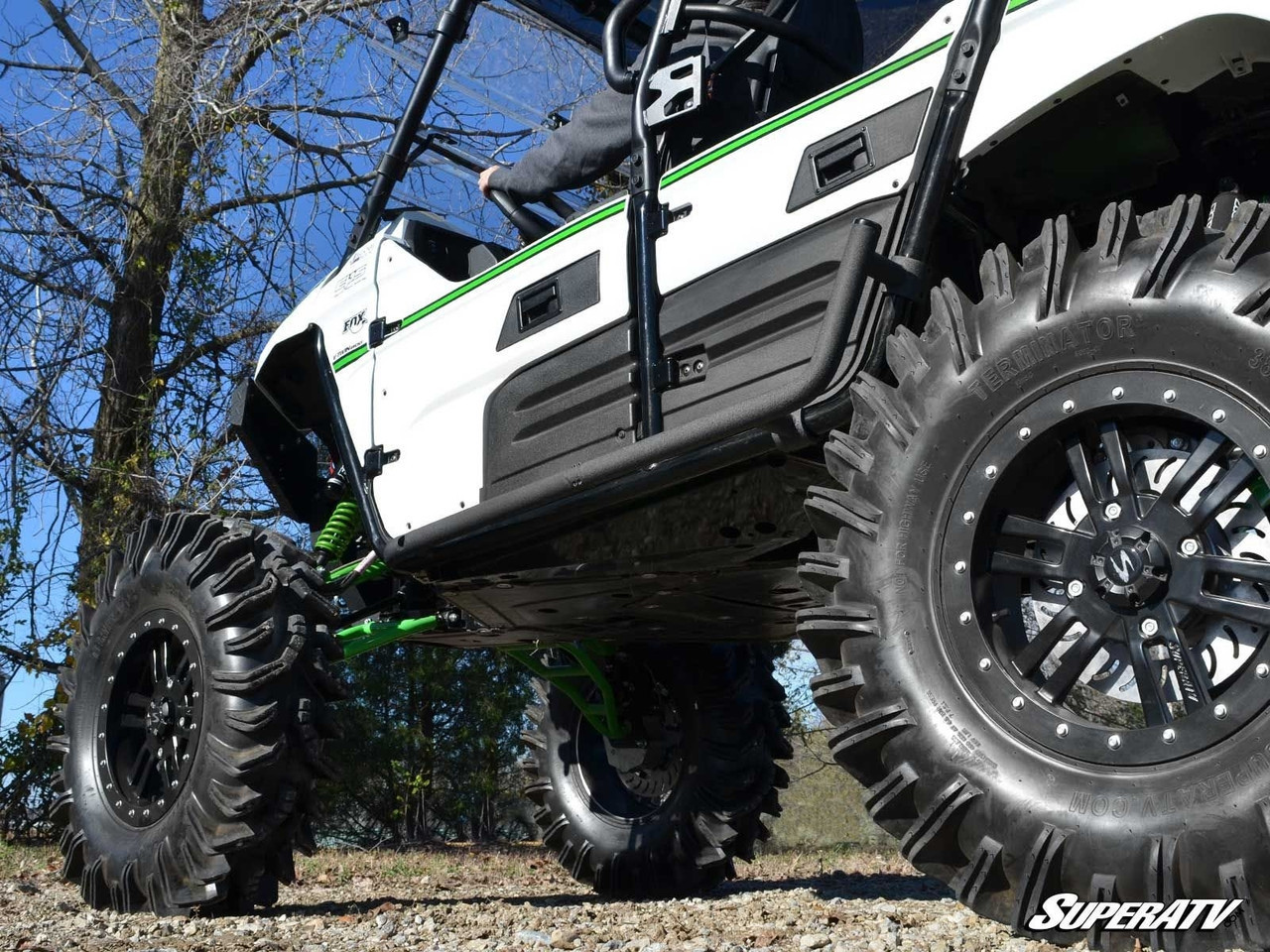 Kawasaki Teryx 4 Heavy Duty Nerf Bars - SuperATV