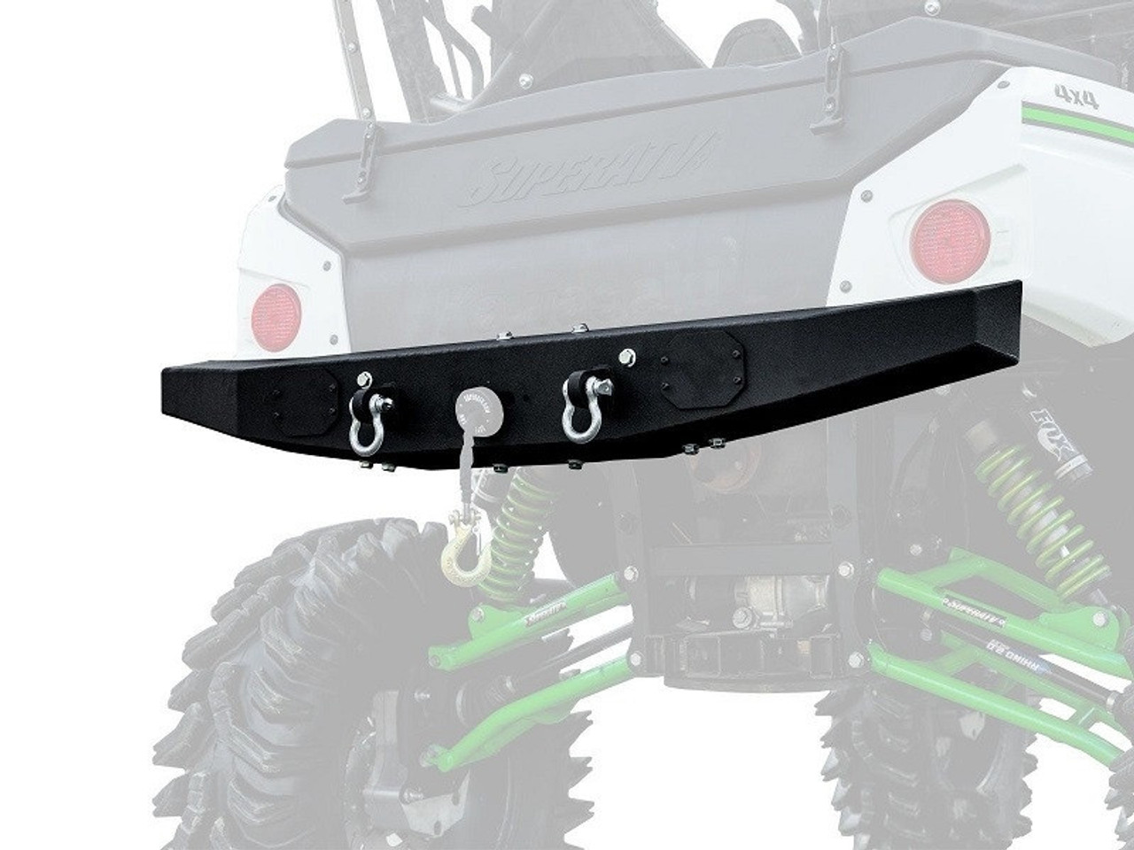 セキュリティ・セーフティ BAM Kawasaki Teryx 4 Winch Ready Rear Bumper SuperATV RB-K-TRX4