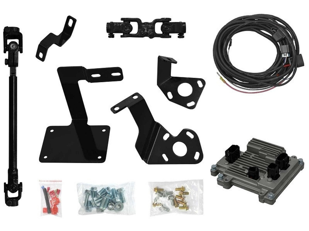 マッスルワイヤー Kawasaki Mule FXT Power Steering Kit - SuperATV
