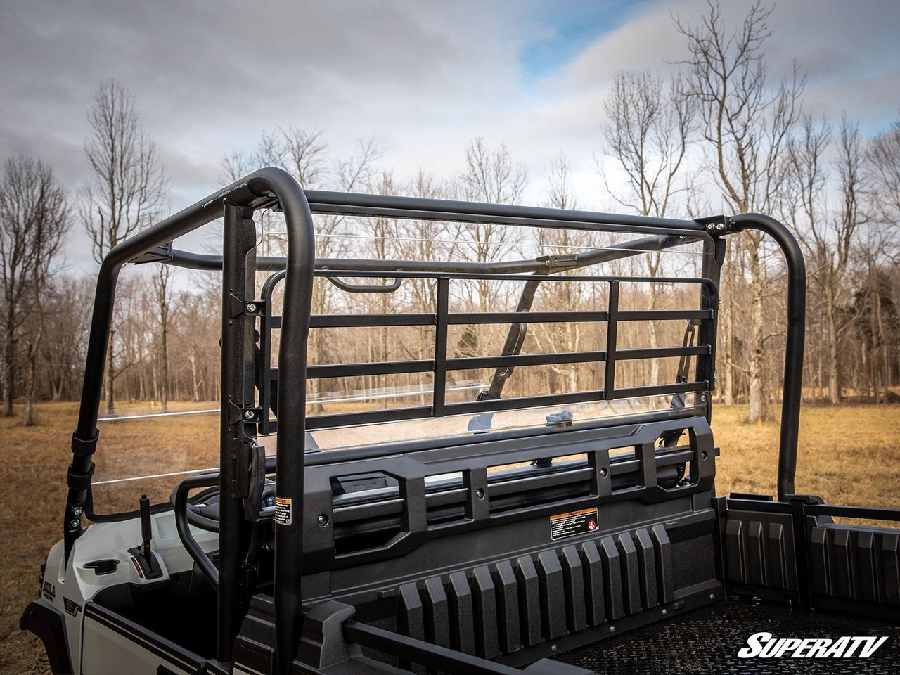 Kawasaki Mule Pro FX Rear Windshield - SuperATV