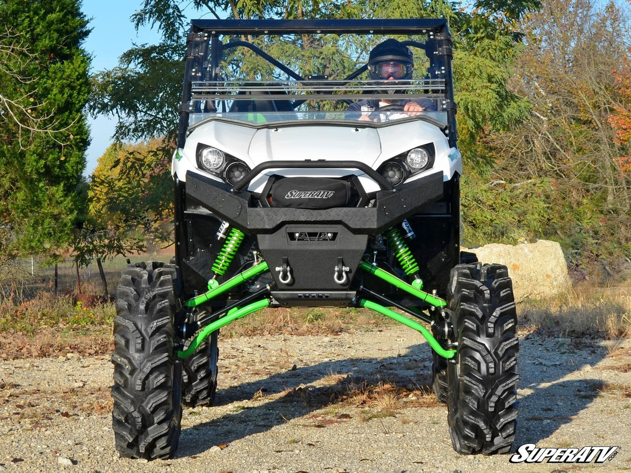 2016AW CROCE リブプルオーバー Kawasaki Teryx KRX 1000 Flip Windshield by SuperATV FWS-K-KRX-002-70