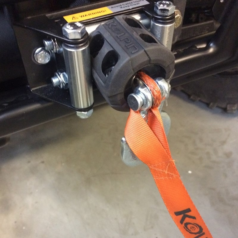 Kawasaki Mule / Ridge / Teryx / KRX Bolt-On Rubber Winch Stop by