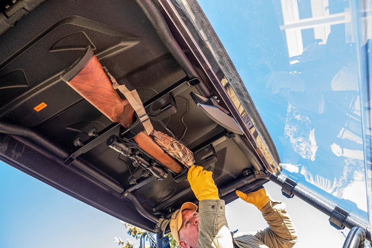 Kawasaki Mule / Ridge / Teryx / KRX Overhead In-Cab Gun Rack by Kolpin ...