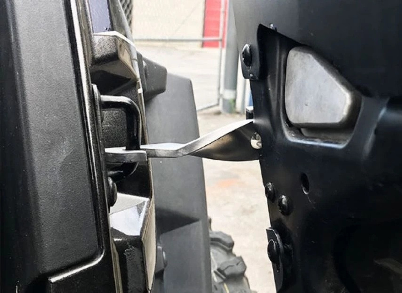 【OPEN THE DOOR】 crows zero Pintuck setup Brute Performance hydraulic door open assist. | Kawasaki KRX