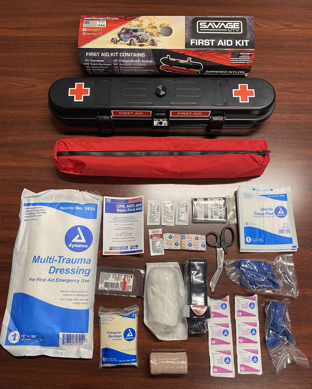 FIRST aid kit HealthFirst STAT KIT Z-1000 Emergency Medical Kit with Auto